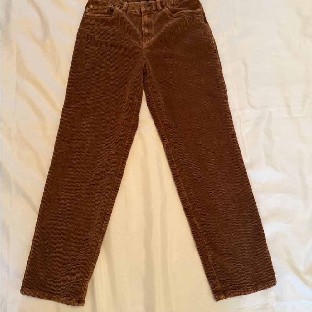 Vintage Lauren Ralph Lauren Women's Brown Corduroy Pants - Picture 3 of 16
